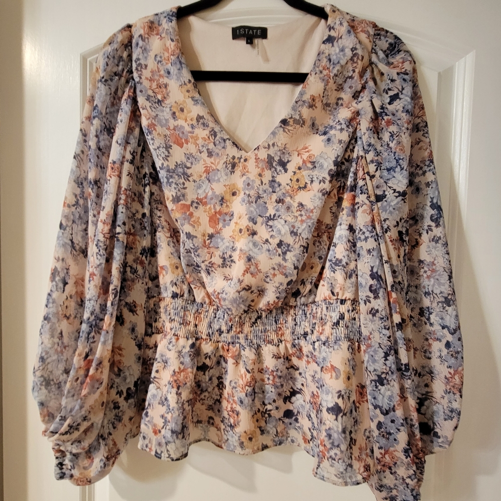 1.State Large floral blouse from Nordstrom